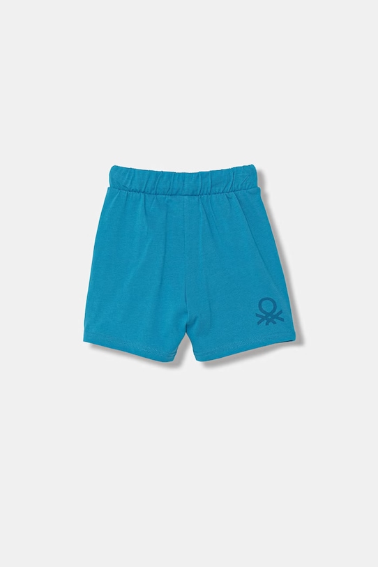United Colors of Benetton teplákové šortky dětské bavlněné 3BL0G900Q.P.season.PPY2 modrá SS26