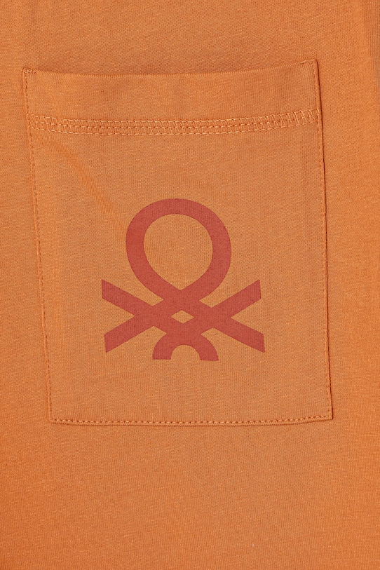 United Colors of Benetton pantaloni scurți de trening pentru copii, din bumbac portocaliu 3BL0C903L.G.season.PPY2