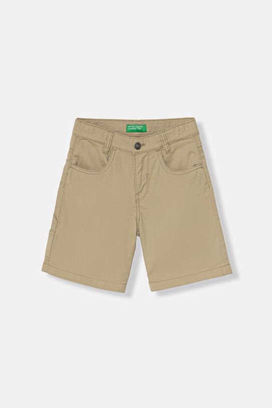 United Colors of Benetton cargo šortky dětské bavlněné zelená 47RGC902U.G.season.PPY2