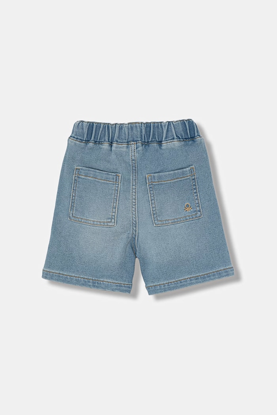 United Colors of Benetton pantaloni scurți pentru copii cu bumbac 44LGG903M.P.seasonal albastru SS26