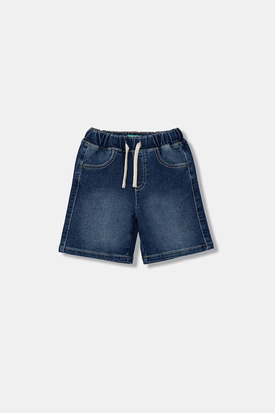 United Colors of Benetton pantaloni scurți pentru copii, cu bumbac bleumarin 44LGG903M.P.seasonal