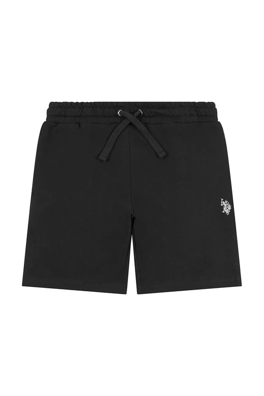 U.S. Polo Assn. Pantaloni scurți copii din bumbac USP2459 negru SS26