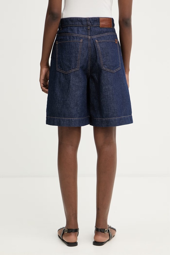 Îmbrăcăminte Weekend Max Mara pantaloni scurți pentru femei, din denim OZONO 2615141032600 bleumarin