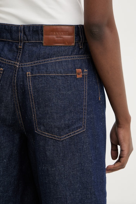 Weekend Max Mara szorty damskie jeansowe OZONO 2615141032600 granatowy SS26