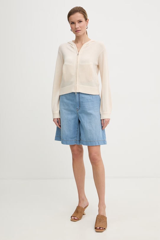 Weekend Max Mara szorty damskie jeansowe OZONO 2615141032600 niebieski SS26