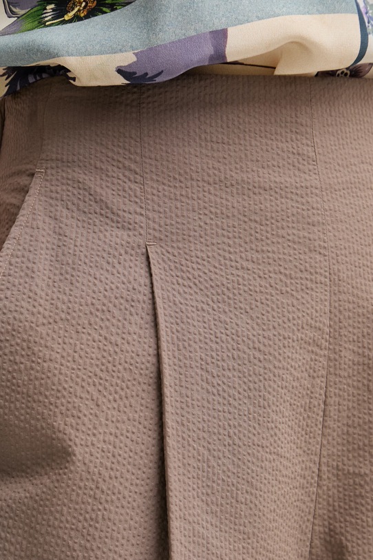 MM by Max Mara šortky dámske bavlnené BALTA hnedá 2616141018600