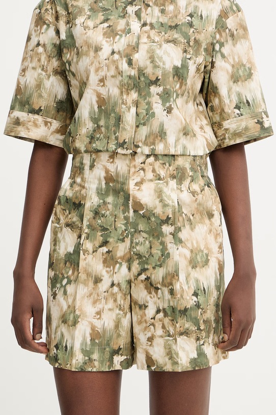 Bavlnené šortky MM by Max Mara PANTEON bavlna zelená 2616141028600