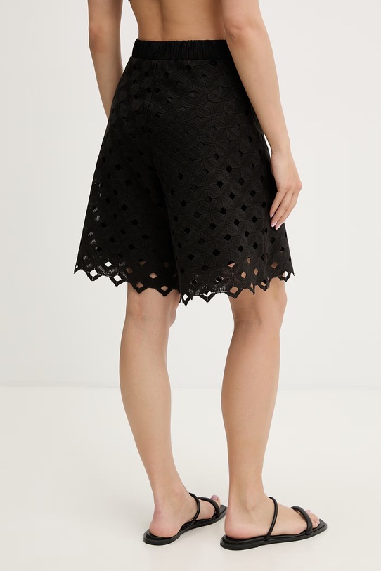 Odzież Max Mara Beachwear spodenki plażowe damskie UGUALE 2616781039600 czarny