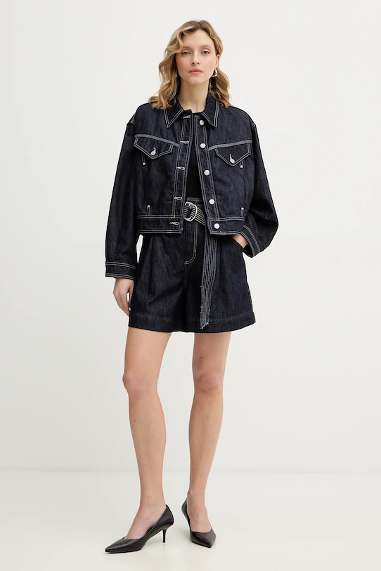 BOSS Orange pantaloni scurți jeans C CARGO SHORT PPB 50552465 bleumarin SS26