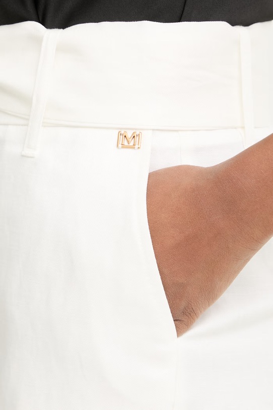 Marciano by Guess Γυναικείο κομψό σορτς με πρόσμιξη λινού JANE λευκό G6GD21.W2367