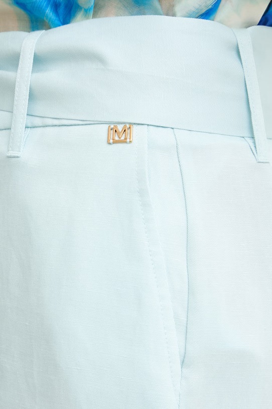 Marciano by Guess pantaloni scurți eleganți de damă cu amestec de in JANE turcoaz G6GD21.W2367