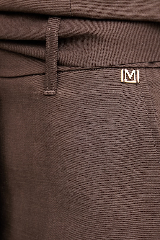 Marciano by Guess елегантні шорти жіночі з додаванням льону JANE коричневий G6GD21.W2367