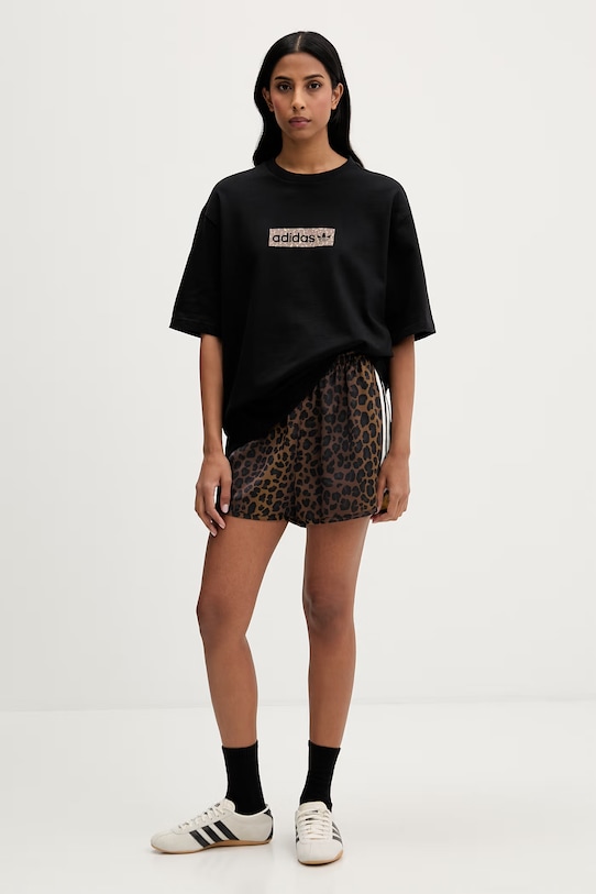 adidas Originals szorty Stn Shorts KA2673 brązowy SS26