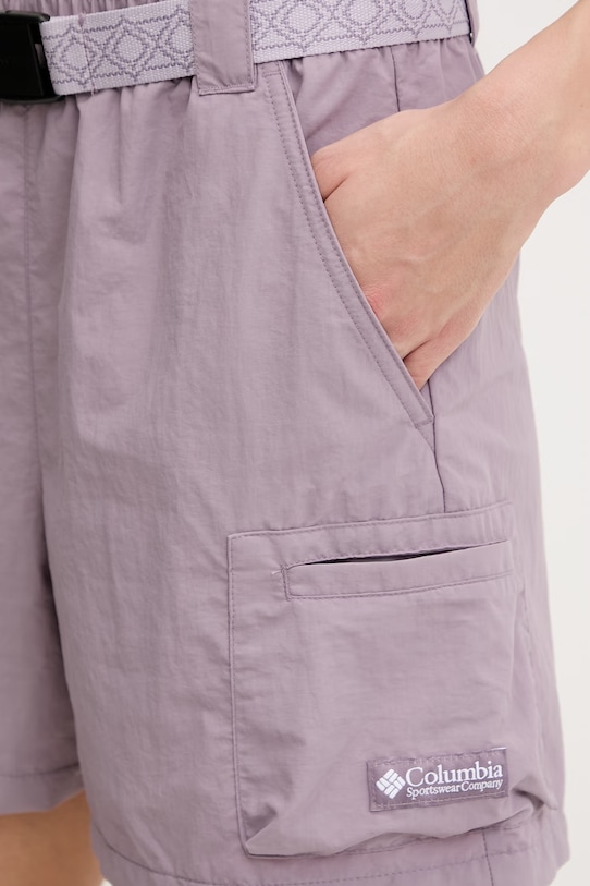 Columbia szorty sportowe damskie Sequoia Grove fioletowy 2155523