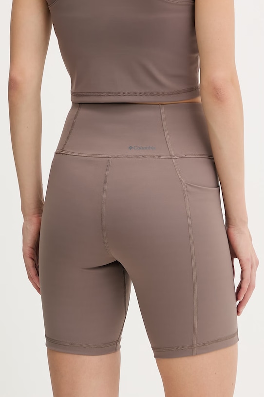 Odzież Columbia szorty sportowe damskie Loneridge 2155691 brązowy