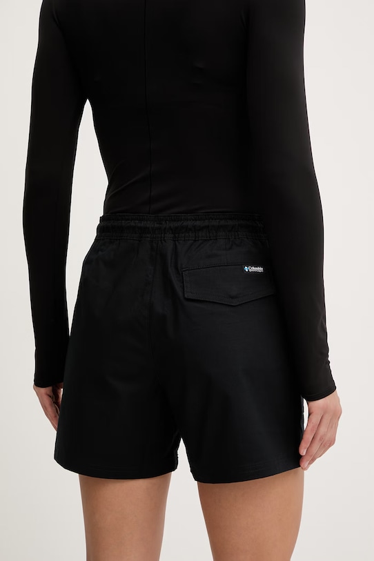 Odzież Columbia szorty damskie bawełniane z elastanem ROC 2155901 czarny