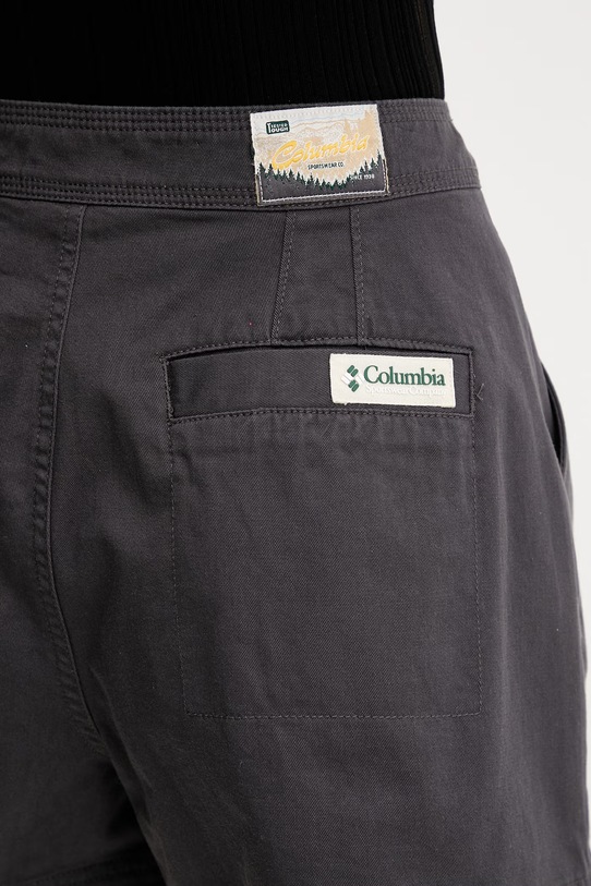 Columbia σορτς γυναικεία βαμβακερά με ελαστάν Acker Rock γκρί 2157091