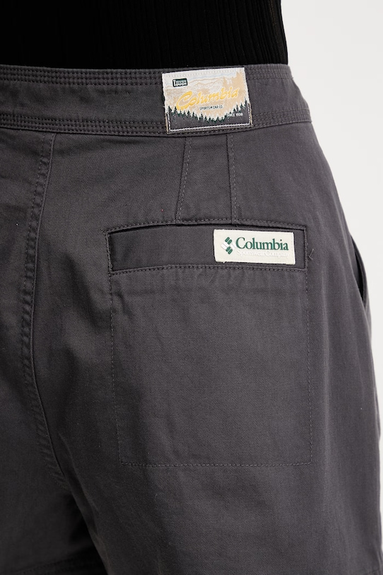 Columbia σορτς γυναικεία βαμβακερά με ελαστάν Acker Rock γκρί 2157091
