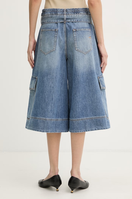 Oblečenie Pinko šortky cargo dámske rifľové 106269.A323 modrá