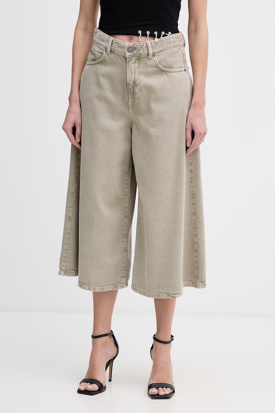 Pinko Kratke hlače za žene traperice zelena 104646.A2H6