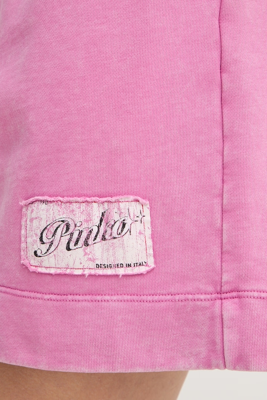 Βαμβακερό σορτσάκι Pinko ροζ 106342.A33M