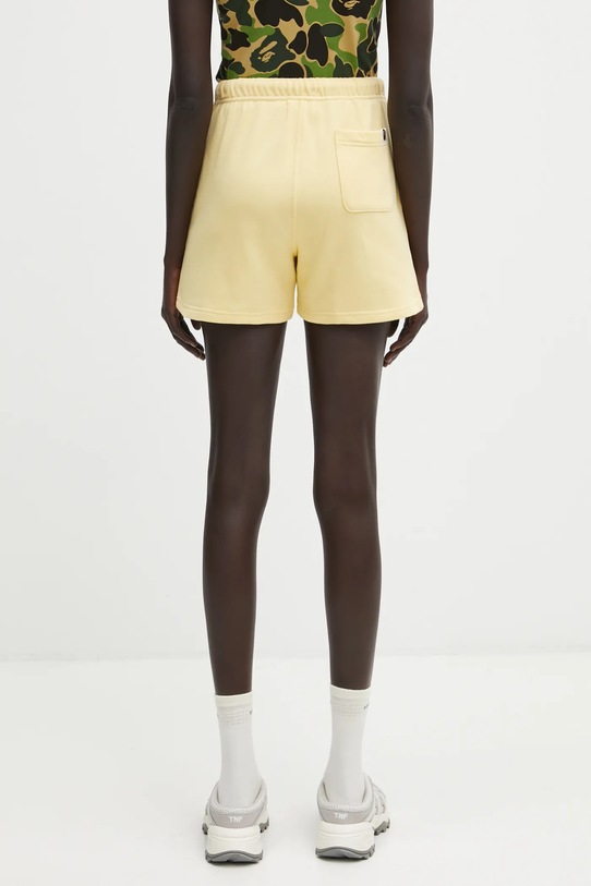 Odzież A Bathing Ape szorty bawełniane College 1L30253004 żółty