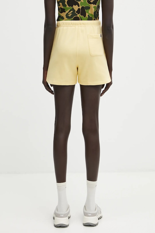 Odzież A Bathing Ape szorty bawełniane College 1L30253004 żółty