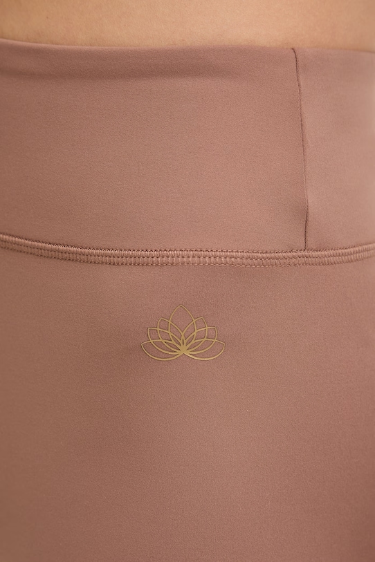 EA7 Emporio Armani szorty sportowe damskie brązowy AF21585.7W000925