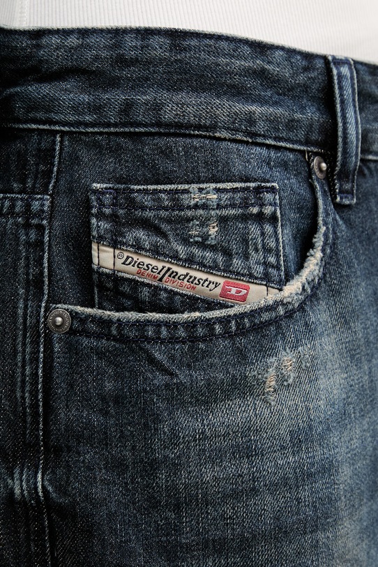 Diesel szorty damskie jeansowe DE-SIRE A14051.0ADBZ niebieski