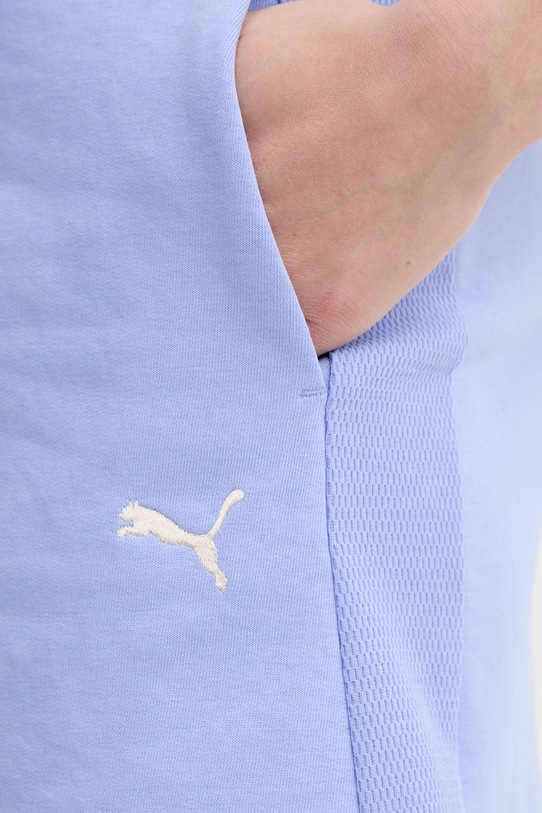 Puma σορτς επίσημα Γυναικεία με βαμβάκι Class μπλε 691874