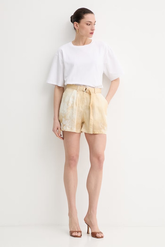 ERMANNO Firenze Γυναικεία λινή D48EP031CCEB0 μπεζ SS26