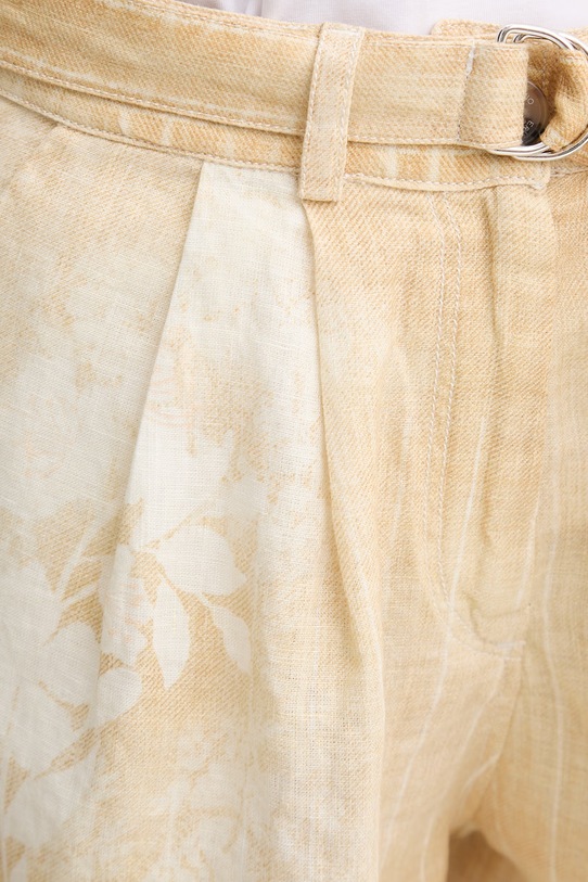 ERMANNO Firenze Γυναικεία λινή μπεζ D48EP031CCEB0