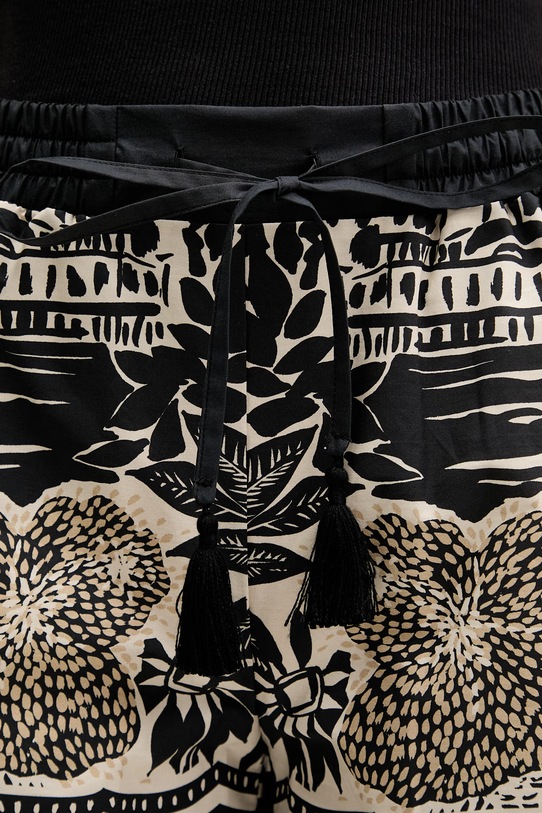 Ermanno Firenze szorty bawełniane czarny D48EP076EC8