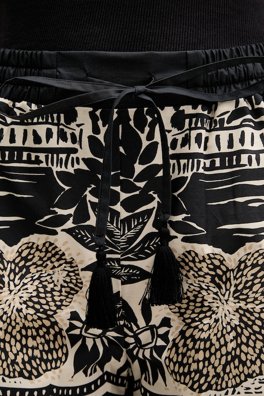 Ermanno Firenze szorty bawełniane czarny D48EP076EC8