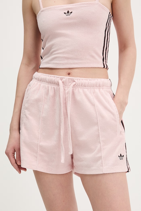 Σορτς adidas Originals ψηλή ροζ KD1396