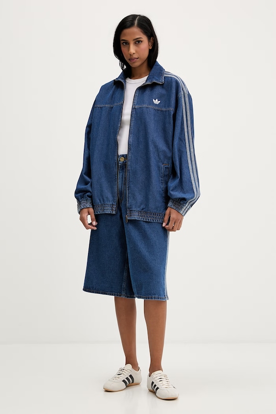 adidas Originals szorty jeansowe Firebird bawełna niebieski KD2915