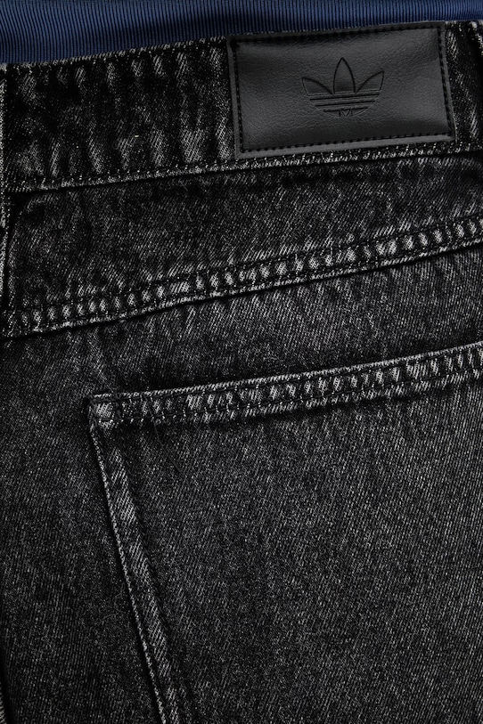 Τζιν σορτς adidas Originals Firebird μαύρο KD2916