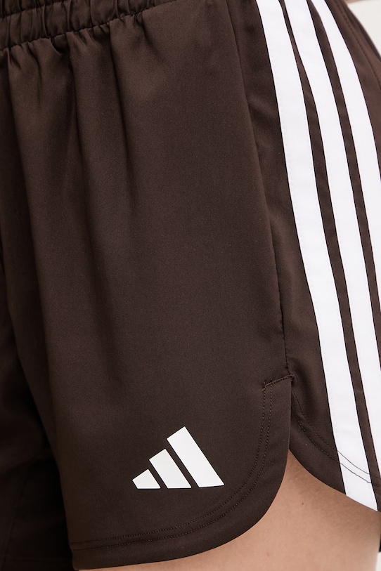 Σορτς προπόνησης adidas Performance Pacer Workout καφέ KD7322