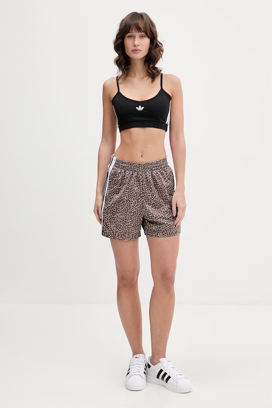 adidas Originals pantaloni scurți KD8821 maro SS26