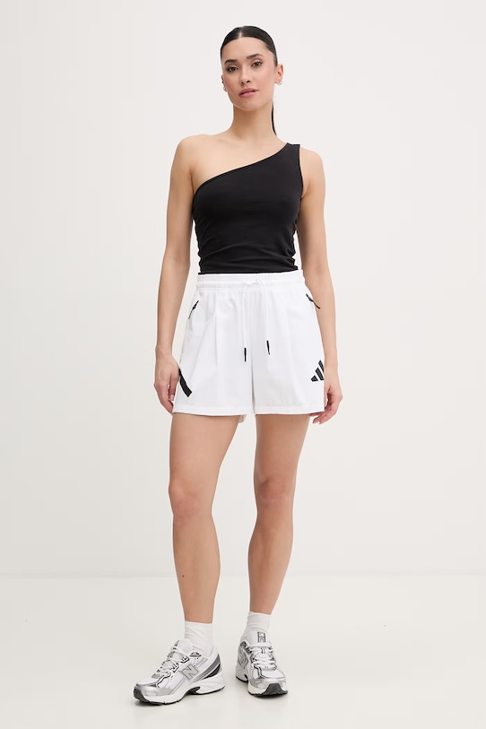 Adidas szorty sportowe damskie Z.N.E KG8538 biały SS26