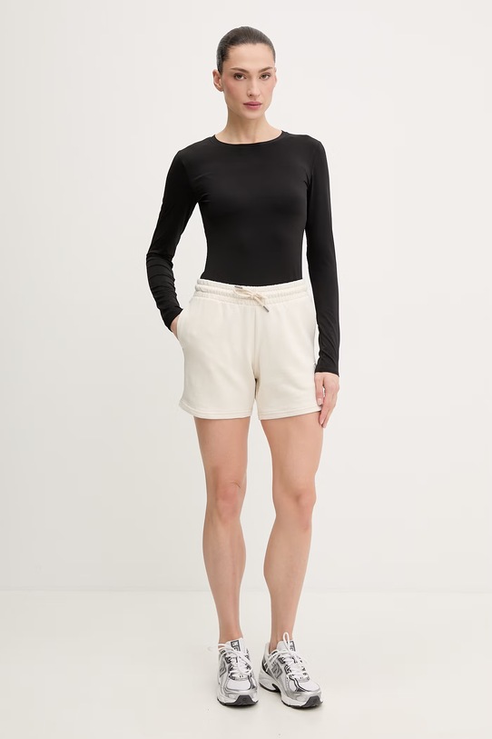 Βαμβακερό σορτσάκι Puma Essential elevated 691859 μπεζ SS26