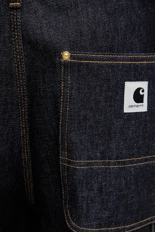 Carhartt WIP szorty jeansowe W Nixon Double Knee Short niebieski I036324.101