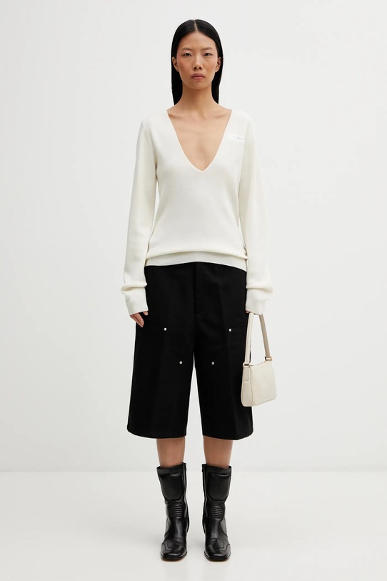 Carhartt WIP szorty bawełniane W Nixon Double Knee Short I036431.8901 czarny