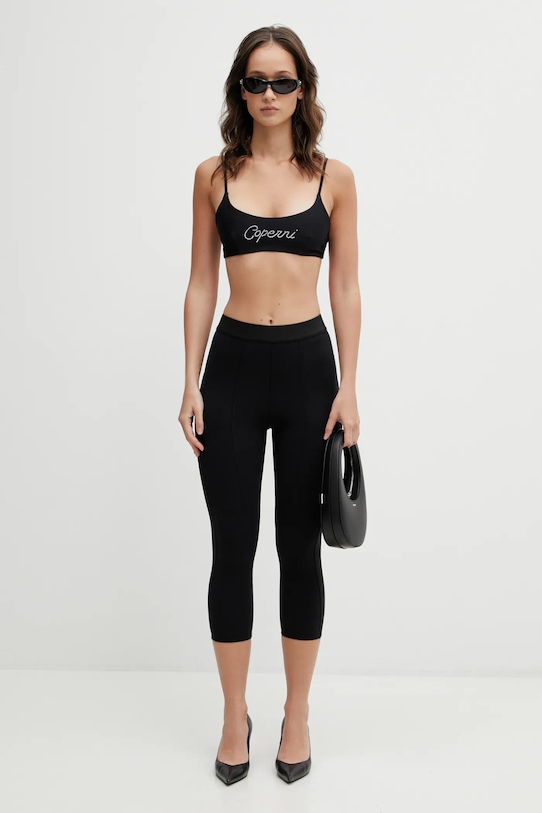 Coperni szorty Cycling Capri czarny COPJS213F5004