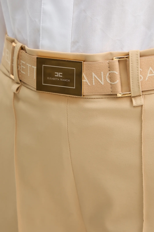 Elisabetta Franchi szorty beżowy SH00861E2