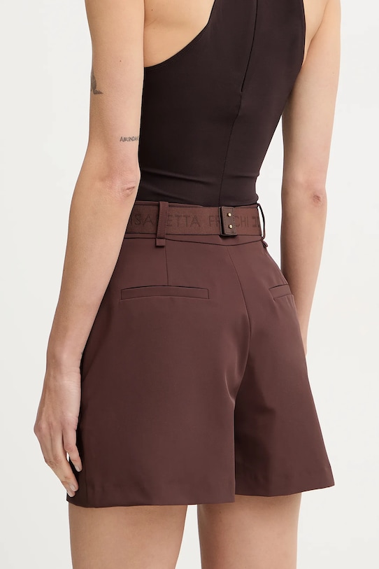 Odzież Elisabetta Franchi szorty SH00861E2 brązowy