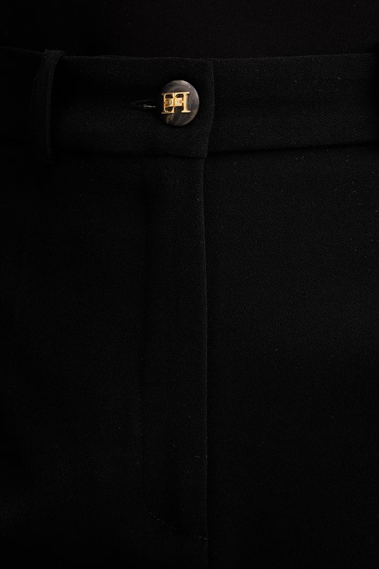 Elisabetta Franchi szorty eleganckie damskie czarny SH00961E2