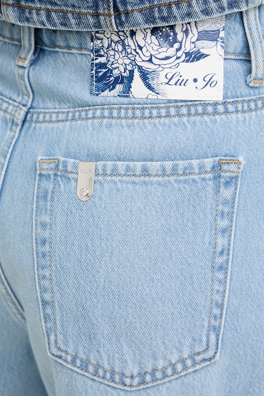 Liu Jo szorty damskie jeansowe niebieski UA6169.DS079