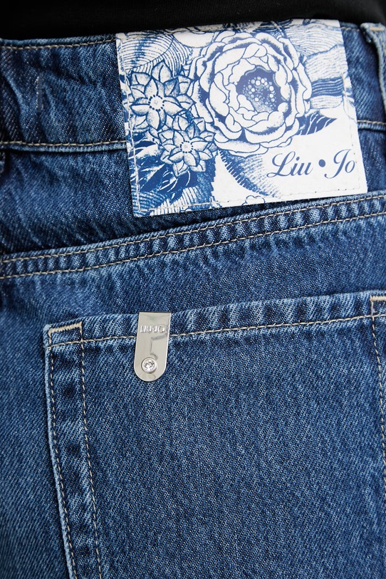 Odjeća Liu Jo Kratke hlače za žene od trapera UA6169.DS079 plava