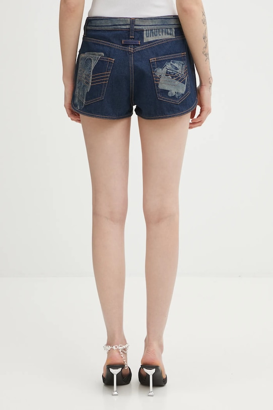 Îmbrăcăminte Jean Paul GAULTIER pantaloni scurți jeans Trompe L'oeil Print 26.01.W.TR061.D027 bleumarin